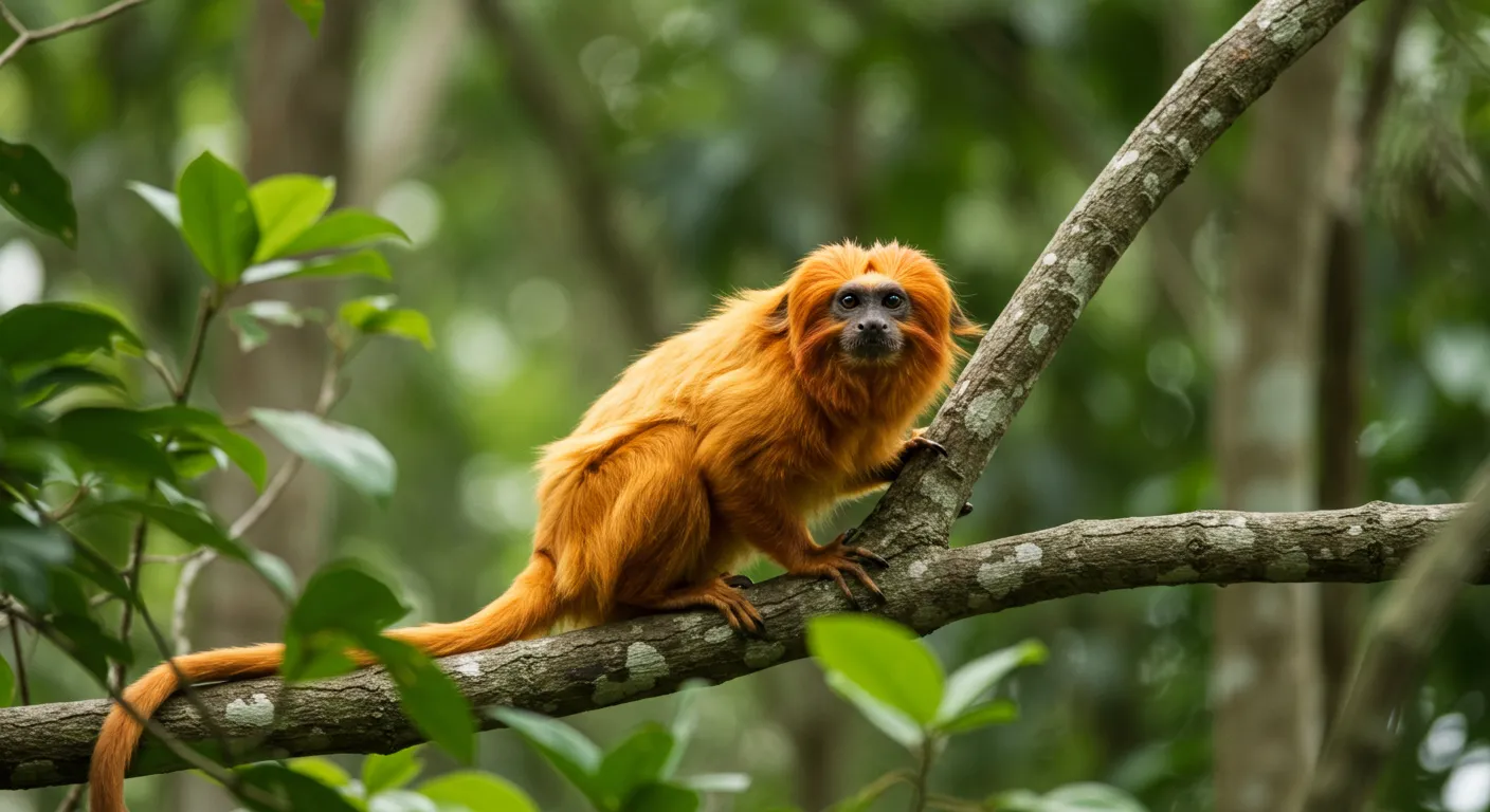 habitat do mico-leão-dourado é exclusivamente a Mata Atlântica