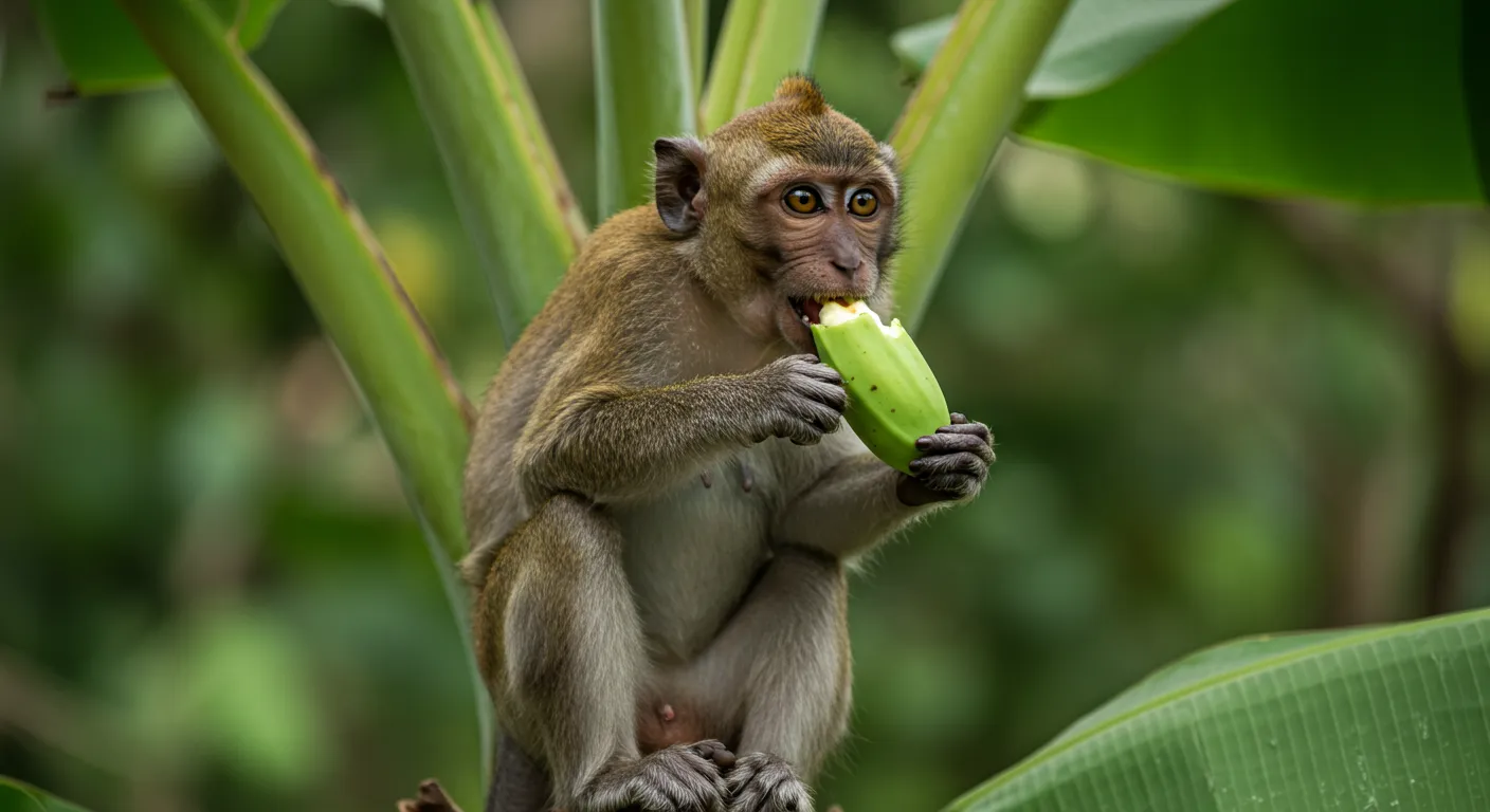 Macacos podem ser vegetarianos ou carnívoros