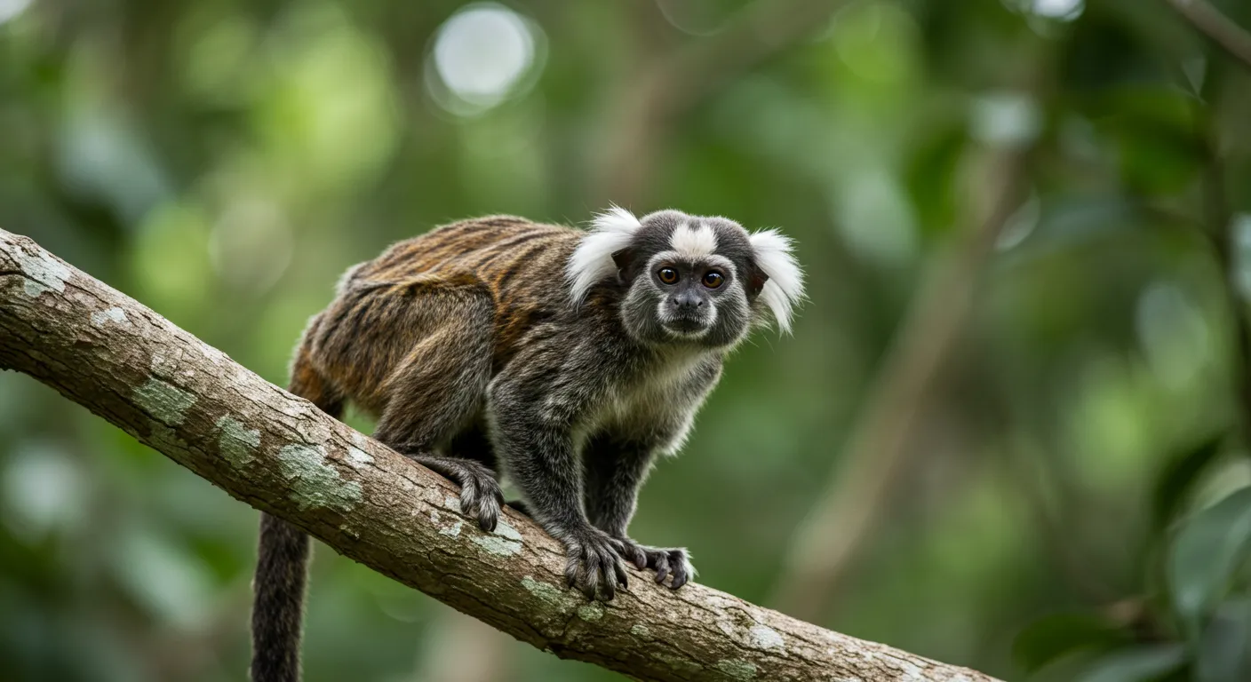 Habitat e distribuição do Sagui-de-tufo-branco