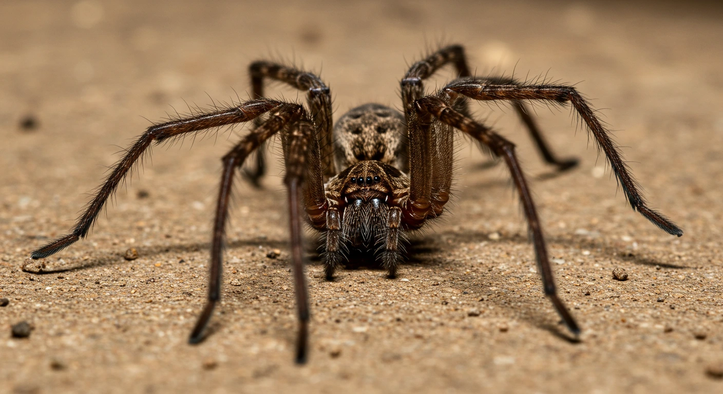 Predadores da aranha gigante doméstica