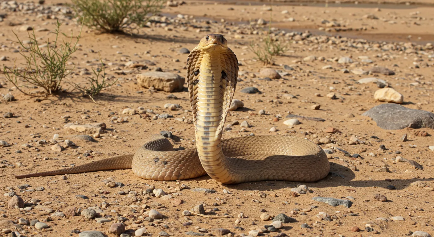 Características da cobra árabe Características da cobra árabe