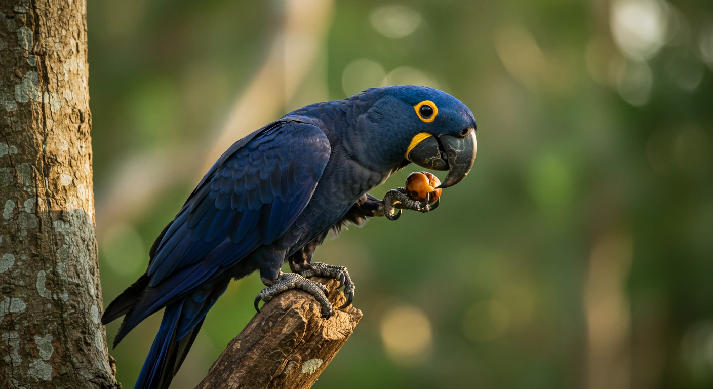 dieta variada e inteligente da arara-azul Dieta Variada E Inteligente Da Arara Azul