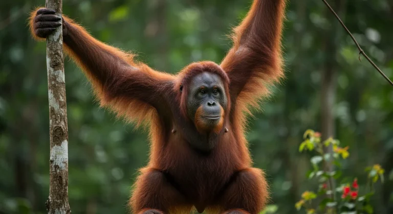 Orangotango-de-Bornéu (Pongo pygmaeus pygmaeus)