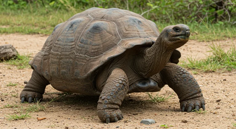 Tartaruga-gigante-de-Aldabra (Aldabrachelys gigantea)